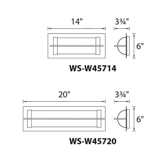A thumbnail of the WAC Lighting WS-W45720 WAC Lighting WS-W45720