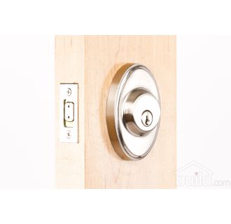 A thumbnail of the Weslock 2771 Oval Series 2771 Keyed Entry Deadbolt Outside Angle View