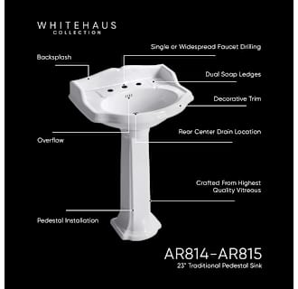 A thumbnail of the Whitehaus AR814-AR815-1H Alternate Image