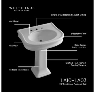 A thumbnail of the Whitehaus LA10-LA03-1H Alternate Image
