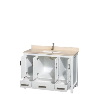 A thumbnail of the Wyndham Collection WC141448SGLVANWHT Wyndham Collection WC141448SGLVANWHT