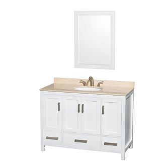 A thumbnail of the Wyndham Collection WC141448SGLVANWHT Wyndham Collection WC141448SGLVANWHT