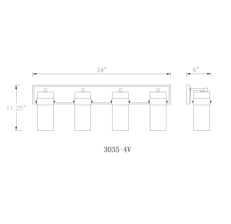 A thumbnail of the Z-Lite 3035-4V Alternate Image