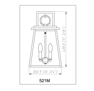 A thumbnail of the Z-Lite 521M Alternate Image