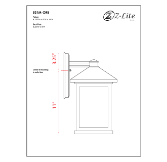 A thumbnail of the Z-Lite 531M Alternate Image