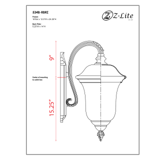 A thumbnail of the Z-Lite 534B Alternate Image