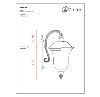 A thumbnail of the Z-Lite 534S Alternate Image