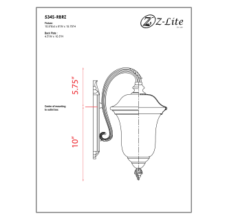 A thumbnail of the Z-Lite 534S Alternate Image