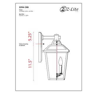 A thumbnail of the Z-Lite 539M Alternate Image