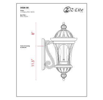 A thumbnail of the Z-Lite 543M Alternate Image