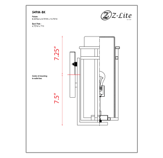 A thumbnail of the Z-Lite 549M Alternate Image