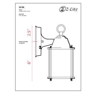 A thumbnail of the Z-Lite 551 Alternate Image