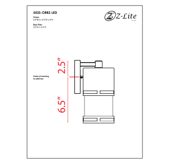 A thumbnail of the Z-Lite 553S-LED Alternate Image