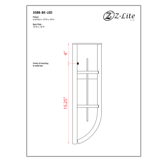 A thumbnail of the Z-Lite 558B-LED Alternate Image