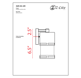 A thumbnail of the Z-Lite 560S-BA-LED Alternate Image