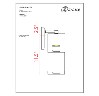 A thumbnail of the Z-Lite 562M-LED Alternate Image