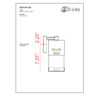 A thumbnail of the Z-Lite 562S-LED Alternate Image