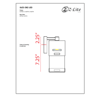 A thumbnail of the Z-Lite 562S-LED Alternate Image