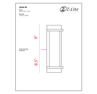 A thumbnail of the Z-Lite 565M Alternate Image