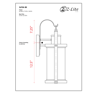 A thumbnail of the Z-Lite 569M Alternate Image