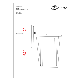 A thumbnail of the Z-Lite 571S Alternate Image