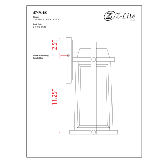 A thumbnail of the Z-Lite 574M Alternate Image