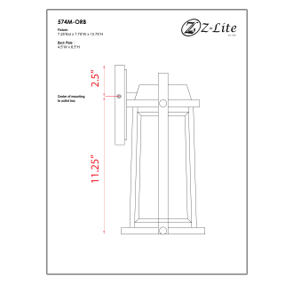 A thumbnail of the Z-Lite 574M Alternate Image