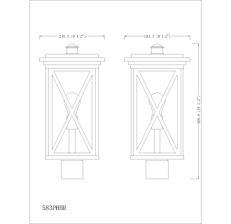 A thumbnail of the Z-Lite 583PHBR Alternate Image