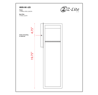 A thumbnail of the Z-Lite 585B-LED Alternate Image