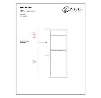 A thumbnail of the Z-Lite 585S-LED Alternate Image