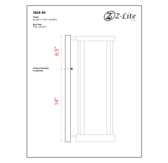 A thumbnail of the Z-Lite 586B Alternate Image