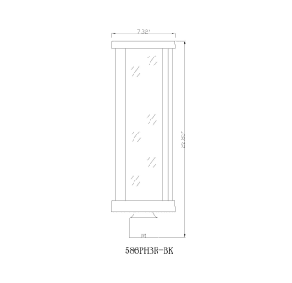 A thumbnail of the Z-Lite 586PHBR Alternate Image