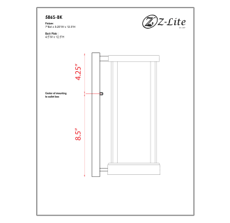 A thumbnail of the Z-Lite 586S Alternate Image