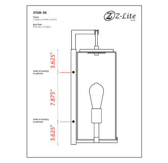 A thumbnail of the Z-Lite 592M Alternate Image