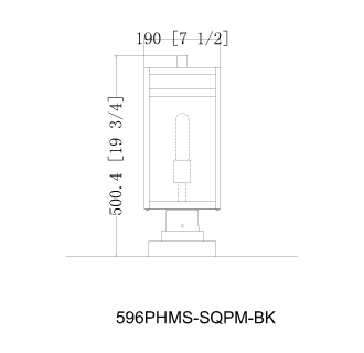 A thumbnail of the Z-Lite 596PHMS-SQPM Alternate Image