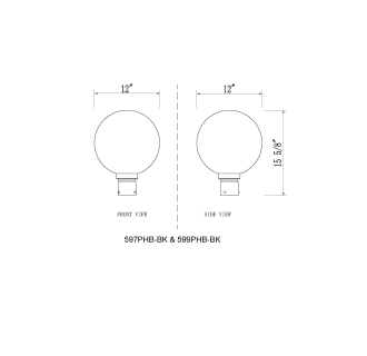 A thumbnail of the Z-Lite 597PHB Alternate Image