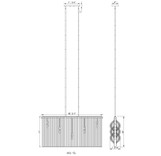 A thumbnail of the Z-Lite 801-5L Alternate Image