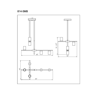 A thumbnail of the Z-Lite 814-5 Alternate Image