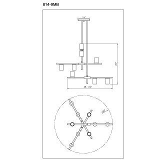 A thumbnail of the Z-Lite 814-9 Alternate Image