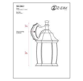 A thumbnail of the Z-Lite T20-F Alternate Image