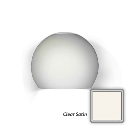 A large image of the A19 1601D Clear Satin