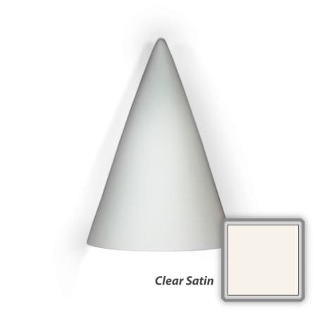 A large image of the A19 801D Clear Satin