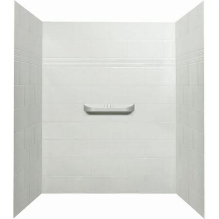 A large image of the A and E Bath and Shower Alexa White