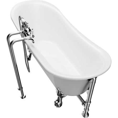 A large image of the A and E Bath and Shower Dorya White
