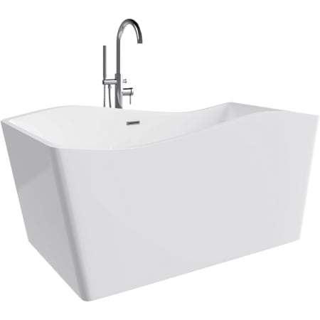 A large image of the A and E Bath and Shower Ellis-59-WHT Alternate Image