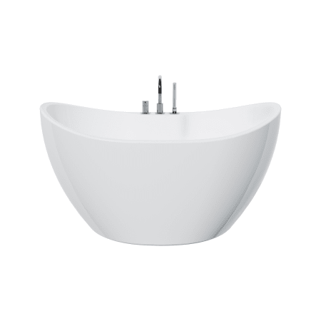 A large image of the A and E Bath and Shower Turin-56-NF White High-Gloss Acrylic