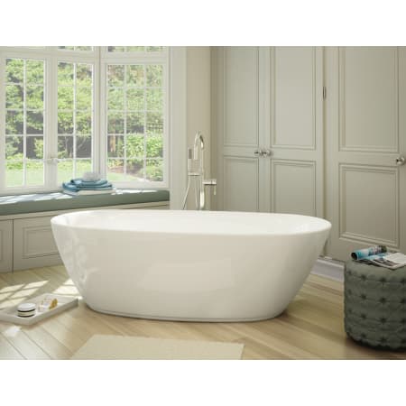 A large image of the A and E Bath and Shower Sequana White
