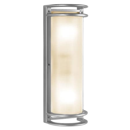 A large image of the Access Lighting 20344 Shown in Satin / Ribbed Frosted