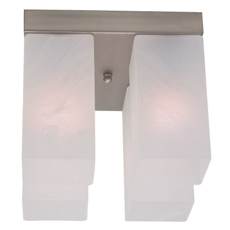 A large image of the Access Lighting 20735 Shown in Brushed Steel / Opal