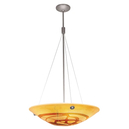 A large image of the Access Lighting 23201 Shown in Satin / Lava